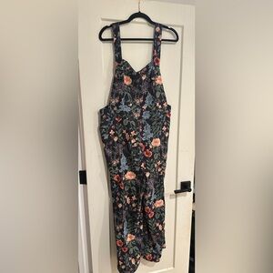 Cider Black Floral Jumpsuit